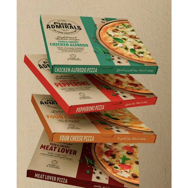 Zein dira pizza fina kutxa baten ezaugarriak?