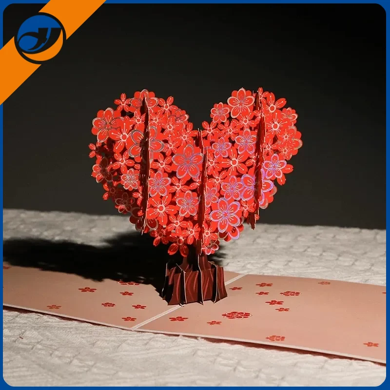 Valentine 3D paper txartela